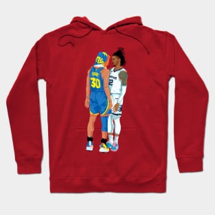 Stephen curry x ja morant - red Hoodie